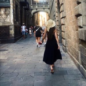 Black Zara sun dress